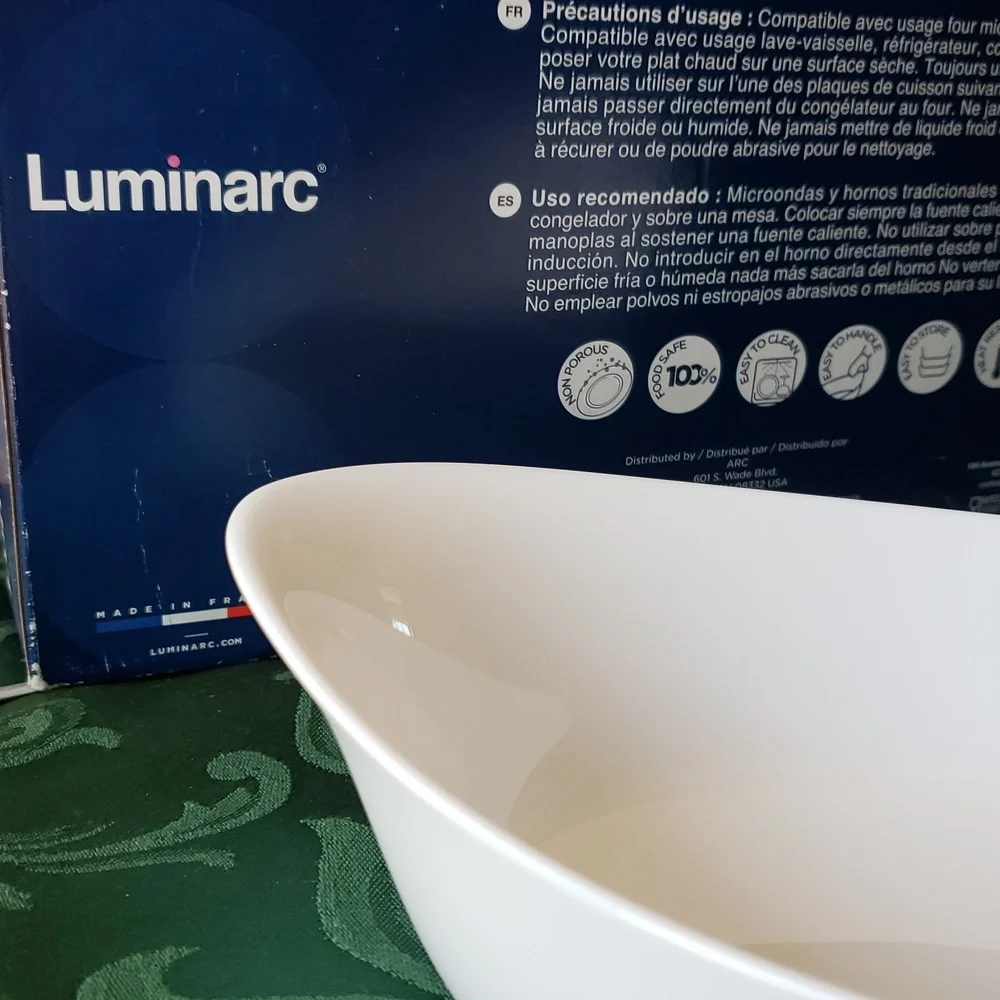 Luminac 1qt Oval Baking Dish